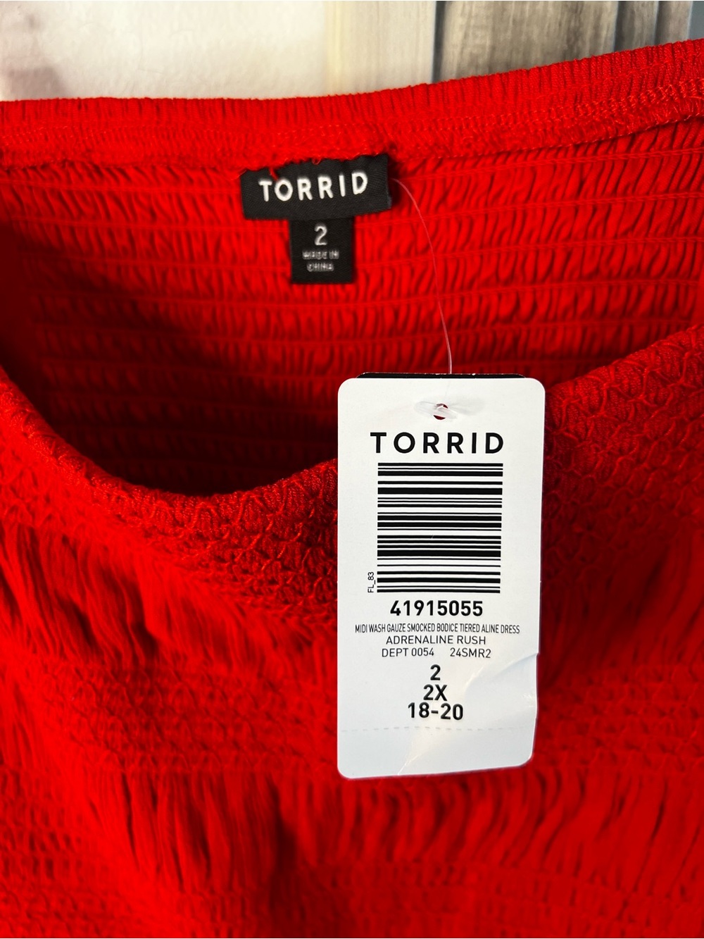 torrid Bright Red Maxi Sundress with Adjustable Straps - Picture 4 of 7